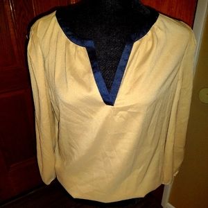 Ann Taylor Tan Blouse